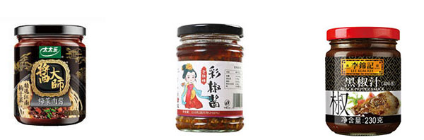 圓瓶醬料自動貼標機